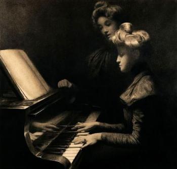 Firmin Baes : the piano lesson